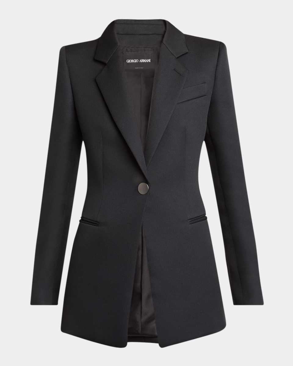 Techno Scuba One-Button Blazer